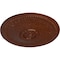 Ekena Millwork Bailey Ceiling Medallion (Fits Canopies up to 4"), 18 1/8"OD x 3/4"P, Burnished Mahogany Crackle CM19BIBMC - alternate 3